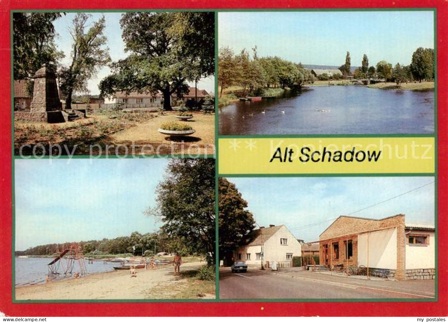 73868622 Alt-Schadow Maerkische Heide Dorfplatz An Der Spree Campingplatz Nordst - Gross Leuthen