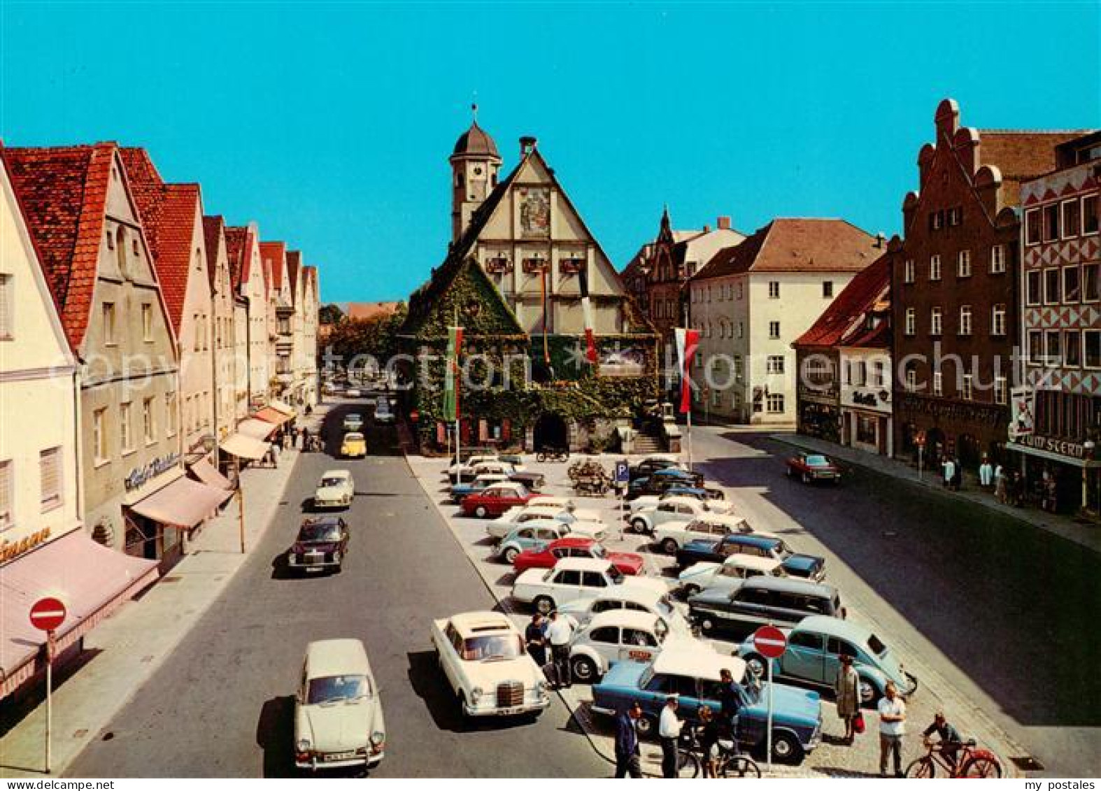 73868490 Weiden Oberpfalz Oberer Markt Mit Rathaus Weiden Oberpfalz - Weiden I. D. Oberpfalz