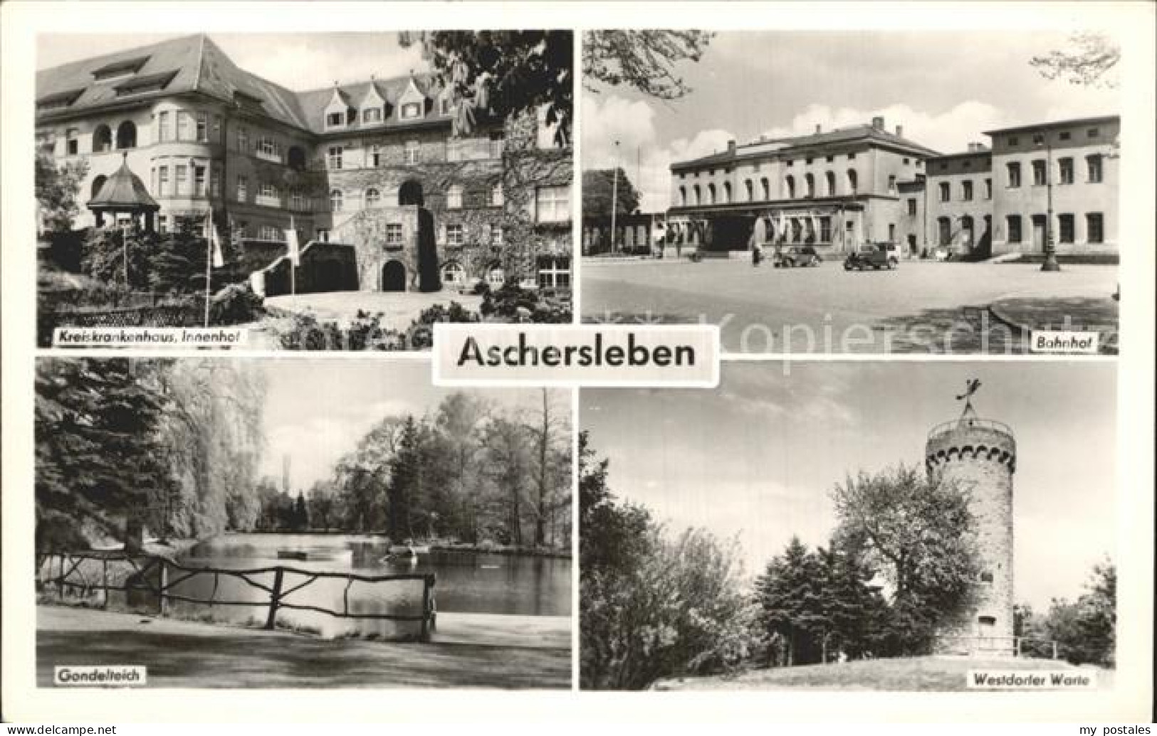 72392529 Aschersleben Bahnhof Kreiskrankenhaus Westdorfer Warte Aschersleben - Aschersleben