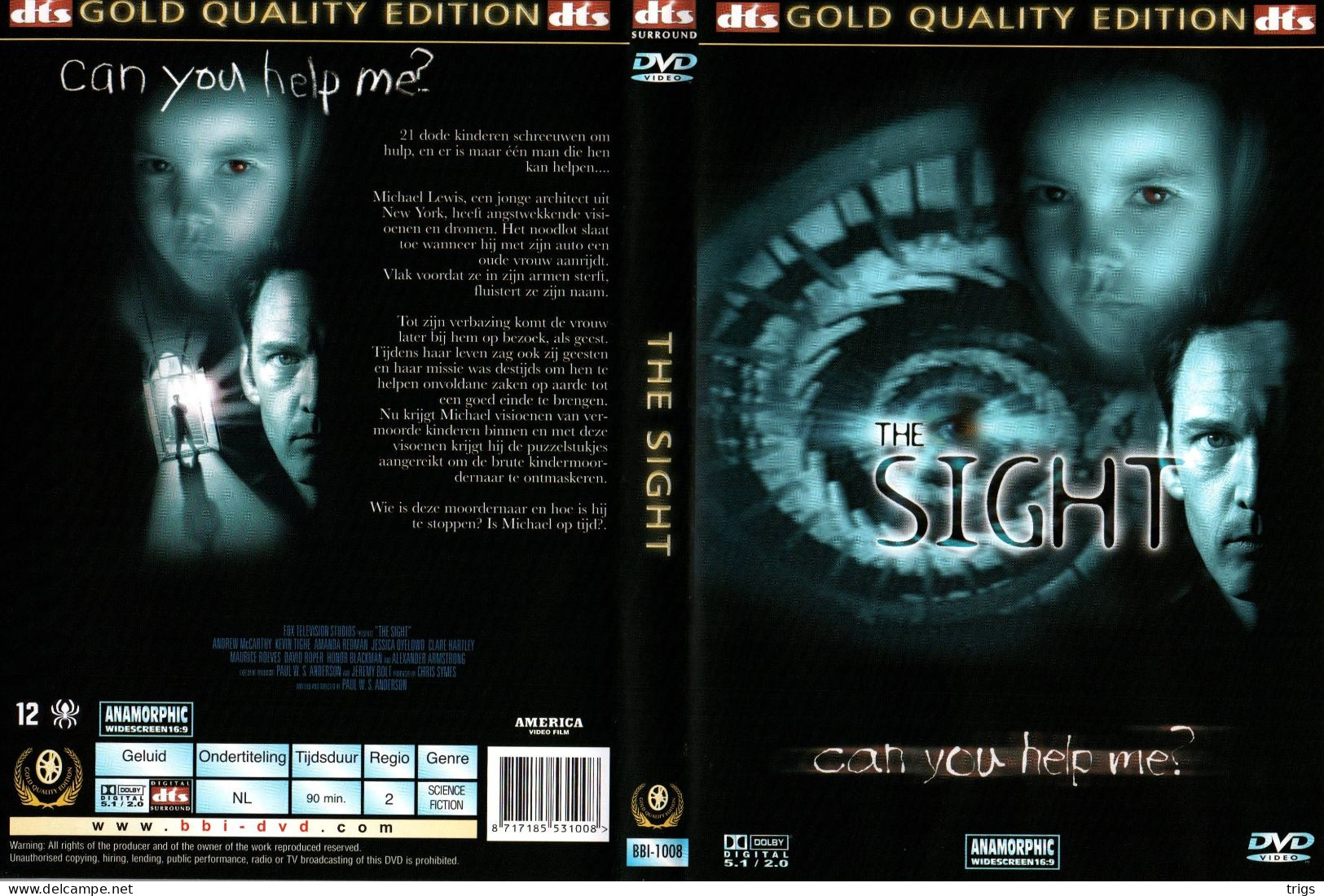 DVD - The Sight - Horror