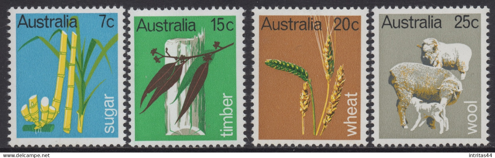 AUSTRALIA 1969 " PRIMARY INDUSTRIES "  SET  MNH - Ungebraucht