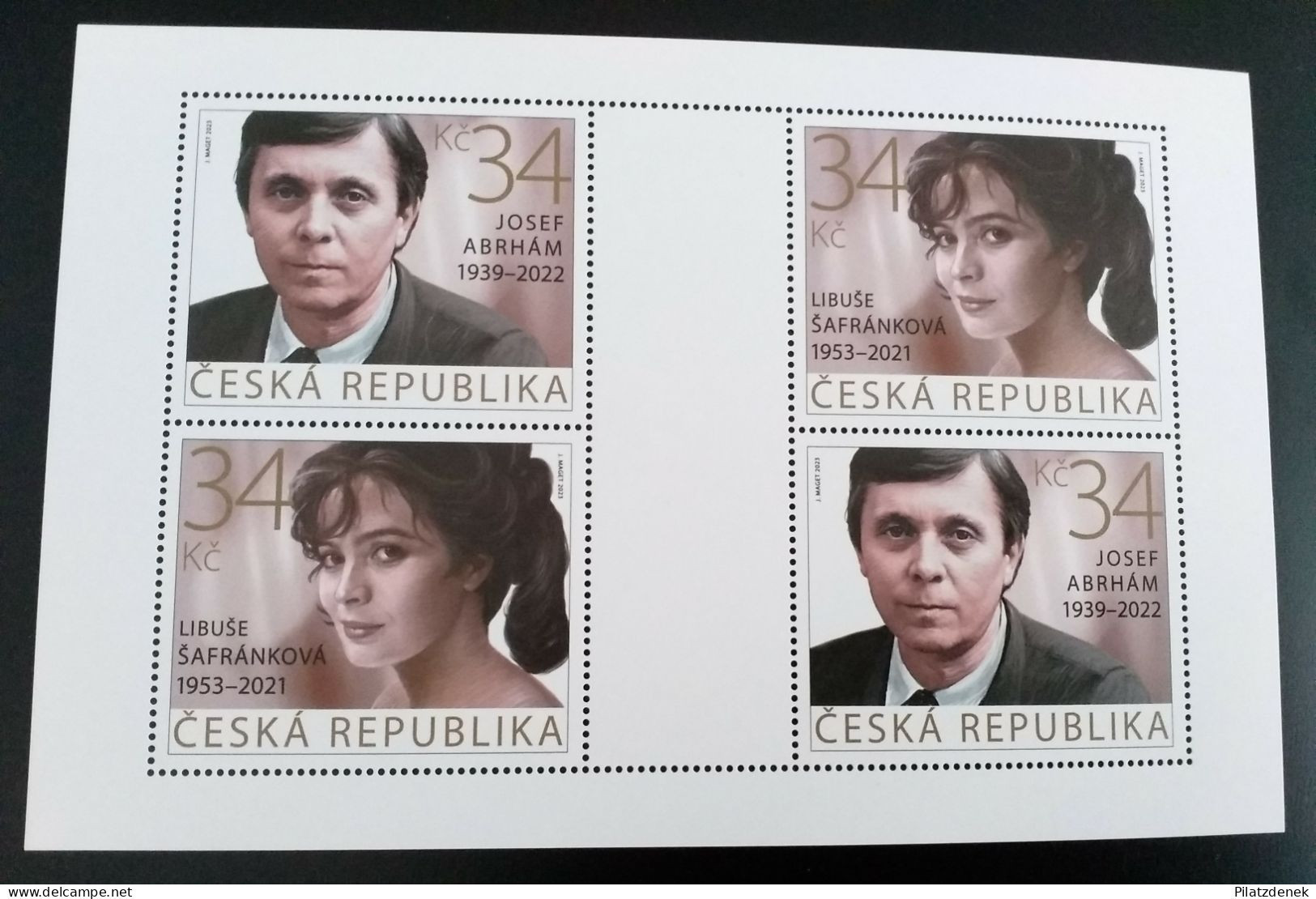 Czech Republik 2023, Tschechische Schauspieler, MNH - Neufs