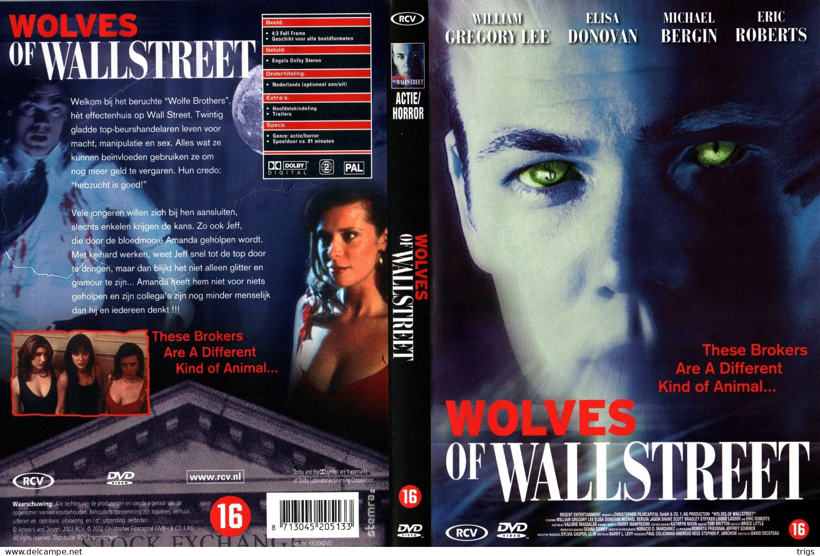 DVD - Wolves Of Wall Street - Horror