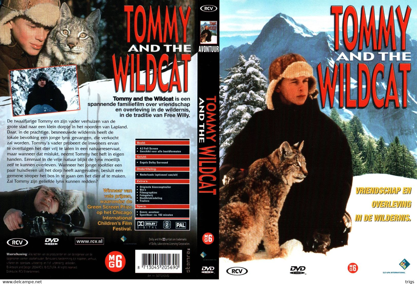 DVD - Tommy And The Wildcat - Action, Aventure