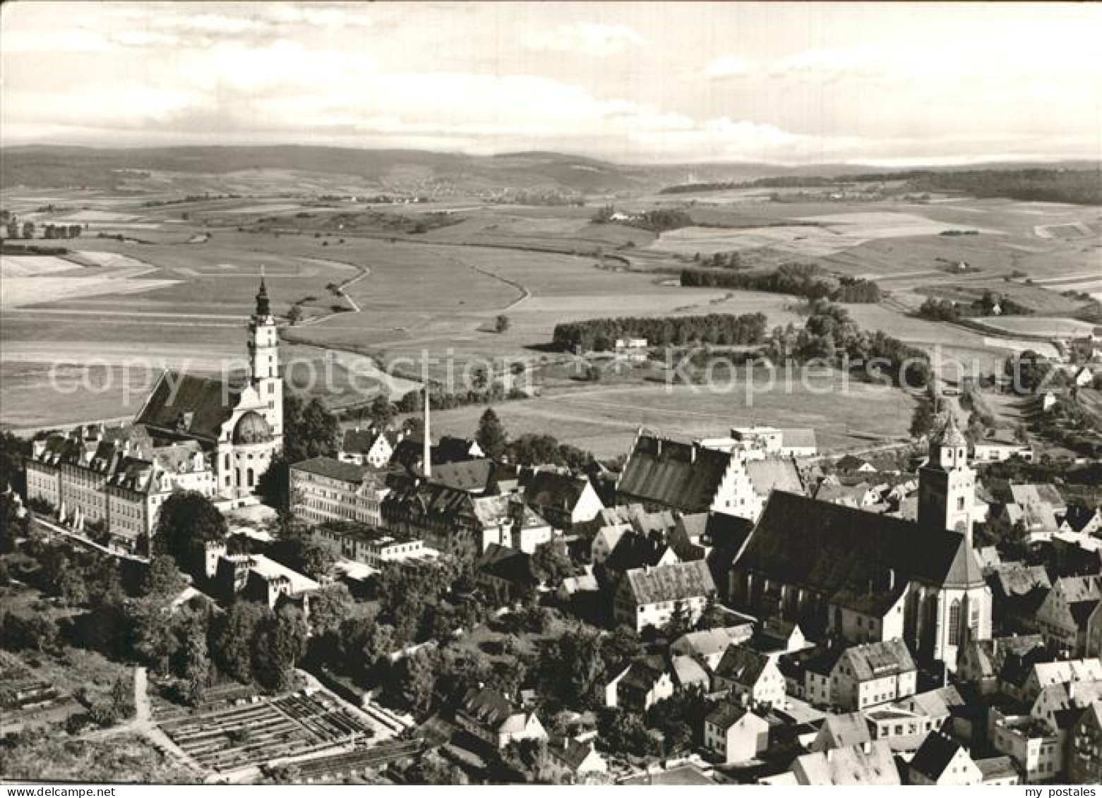 72388166 Donauwoerth Heilig-Kreuz Und Pfarrkirche Fliegeraufnahme Donauwoerth - Donauwoerth