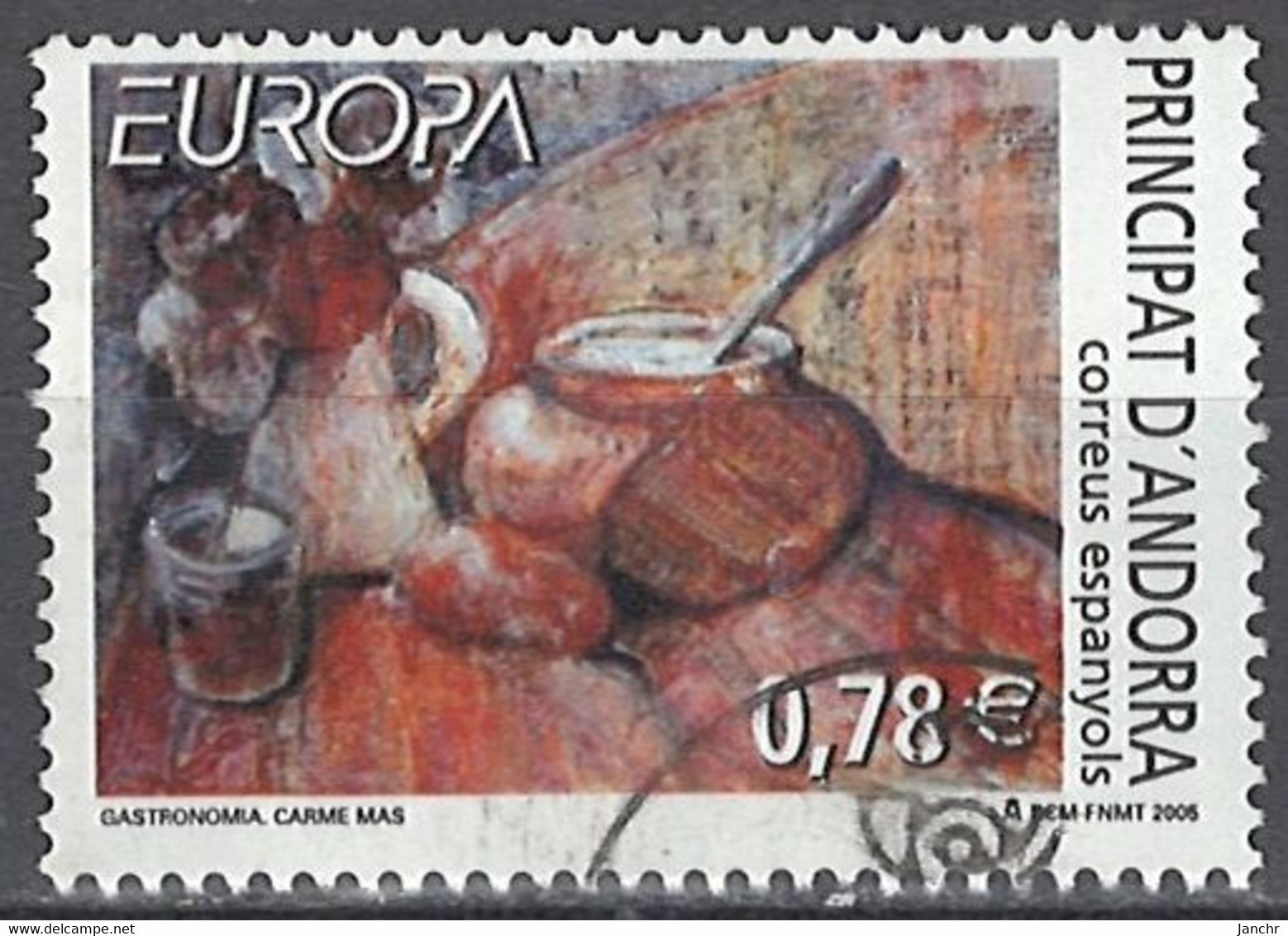 Spanish Andorra 2005. Mi.Nr. 324, Used O - Gebraucht