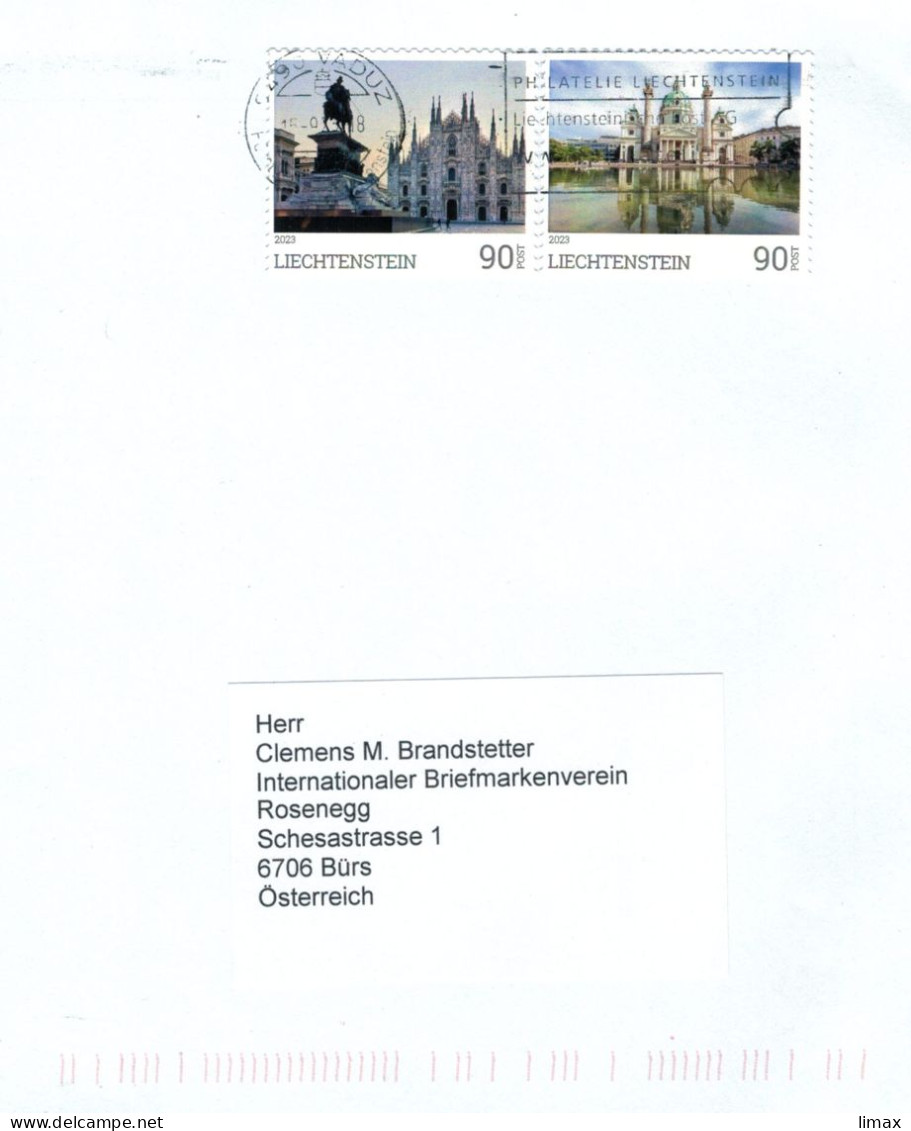 BST Vaduz 2023 Milano Dom Duomo - Karlskirche Wien - Private Edition? - Cartas & Documentos