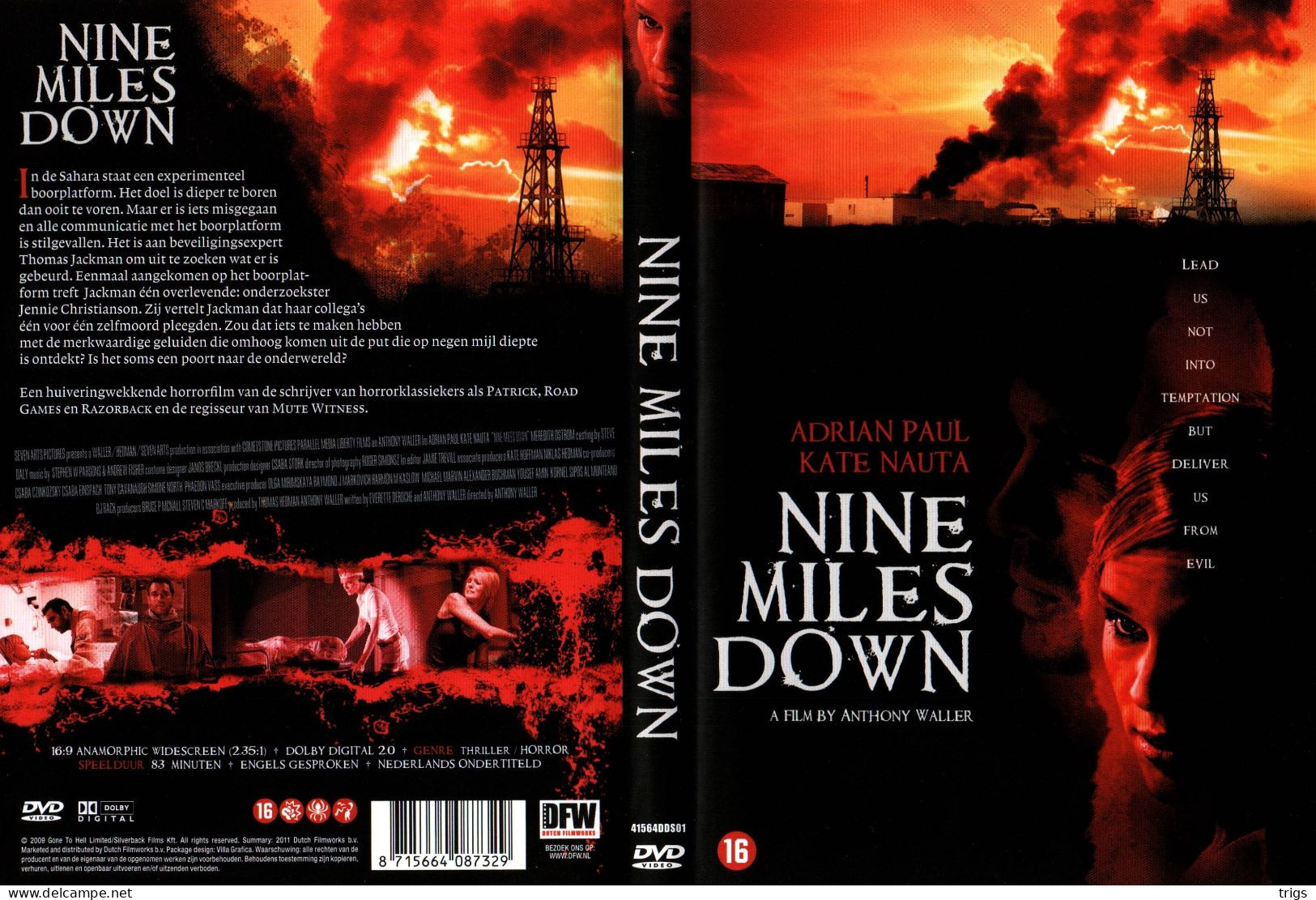 DVD - Nine Miles Down - Horreur