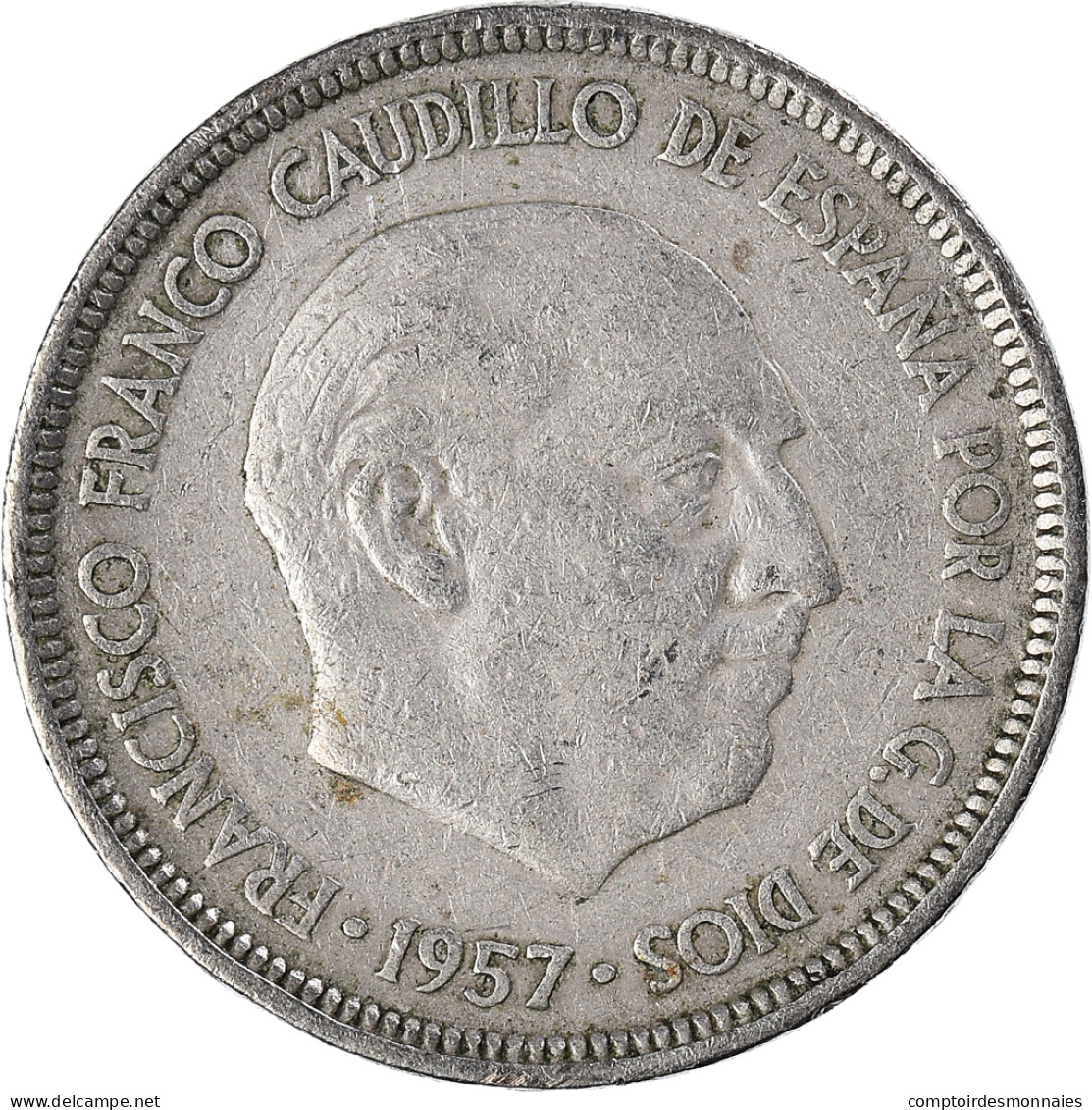 Monnaie, Espagne, 5 Pesetas, 1957 (58) - 5 Pesetas
