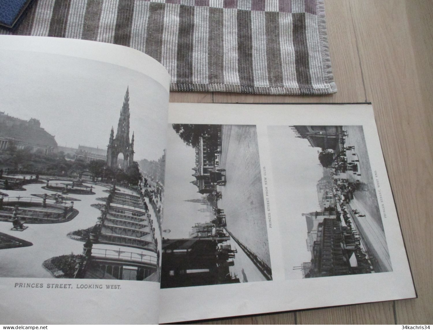 Great Britain Angleterre Guide 250 views 250 vues photographie Edinburg 21 X 28 environs vers 1920