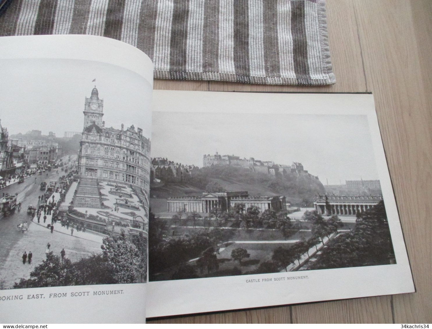 Great Britain Angleterre Guide 250 views 250 vues photographie Edinburg 21 X 28 environs vers 1920