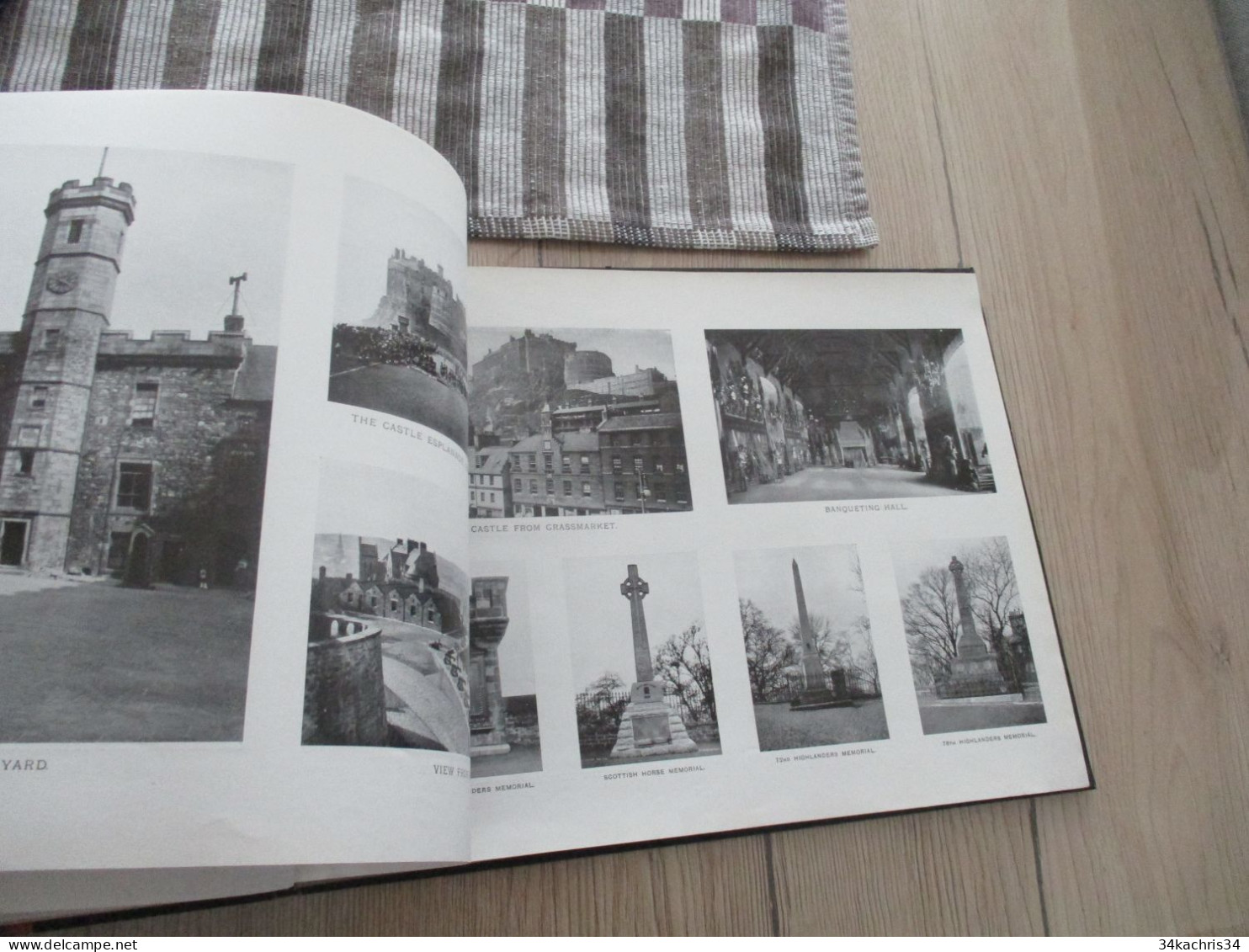 Great Britain Angleterre Guide 250 views 250 vues photographie Edinburg 21 X 28 environs vers 1920