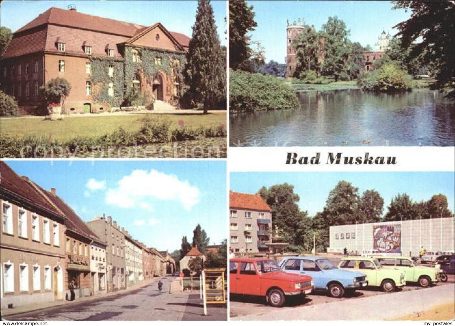 72382536 Bad Muskau Oberlausitz Schlossruine Ernst-Thaelmann-Strasse Platz Des F - Bad Muskau