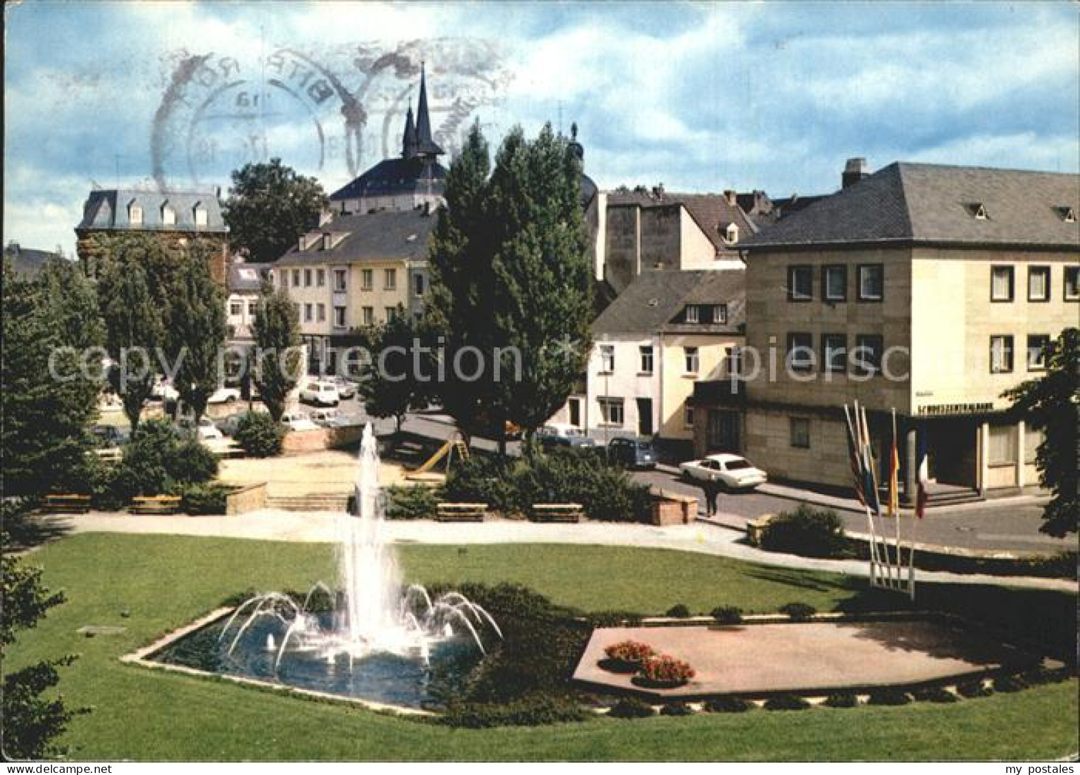 72381741 Bitburg Neue Anlage Marktplatz Springbrunnen Bitburg - Bitburg