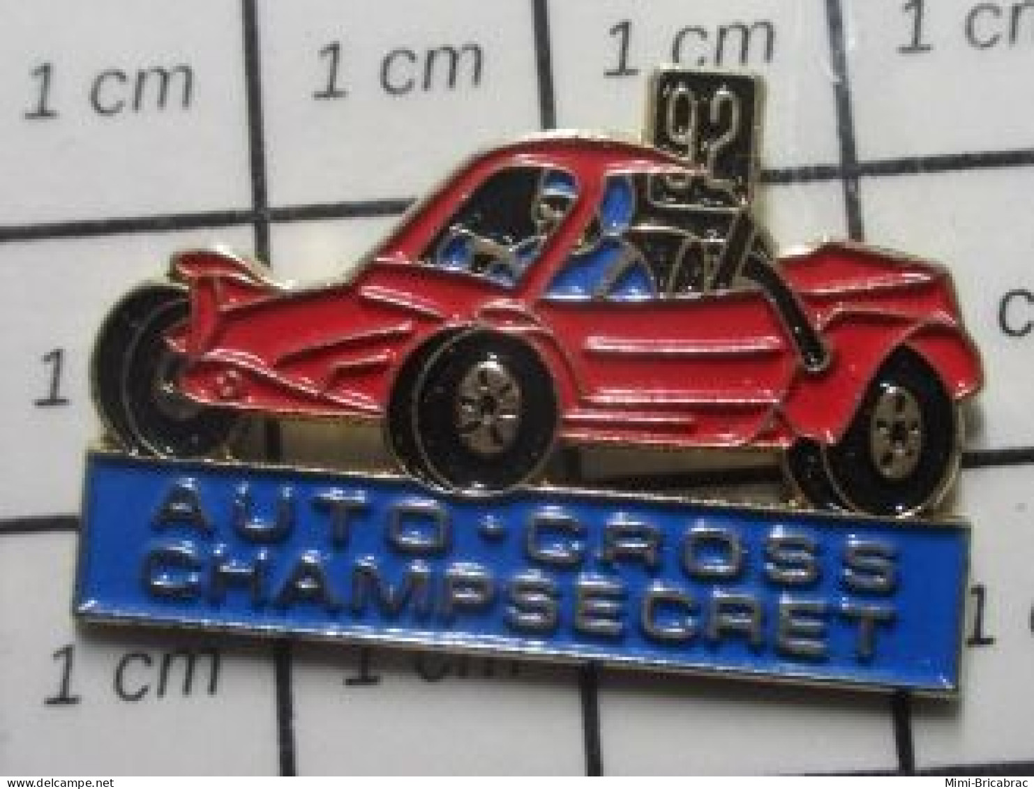 1419 Pin's Pins : Rare Et Belle Qualité : SPORTS / AUTOMOBILE BUGGY AUTO-CROSS CHAMPSECRET - Automobile - F1