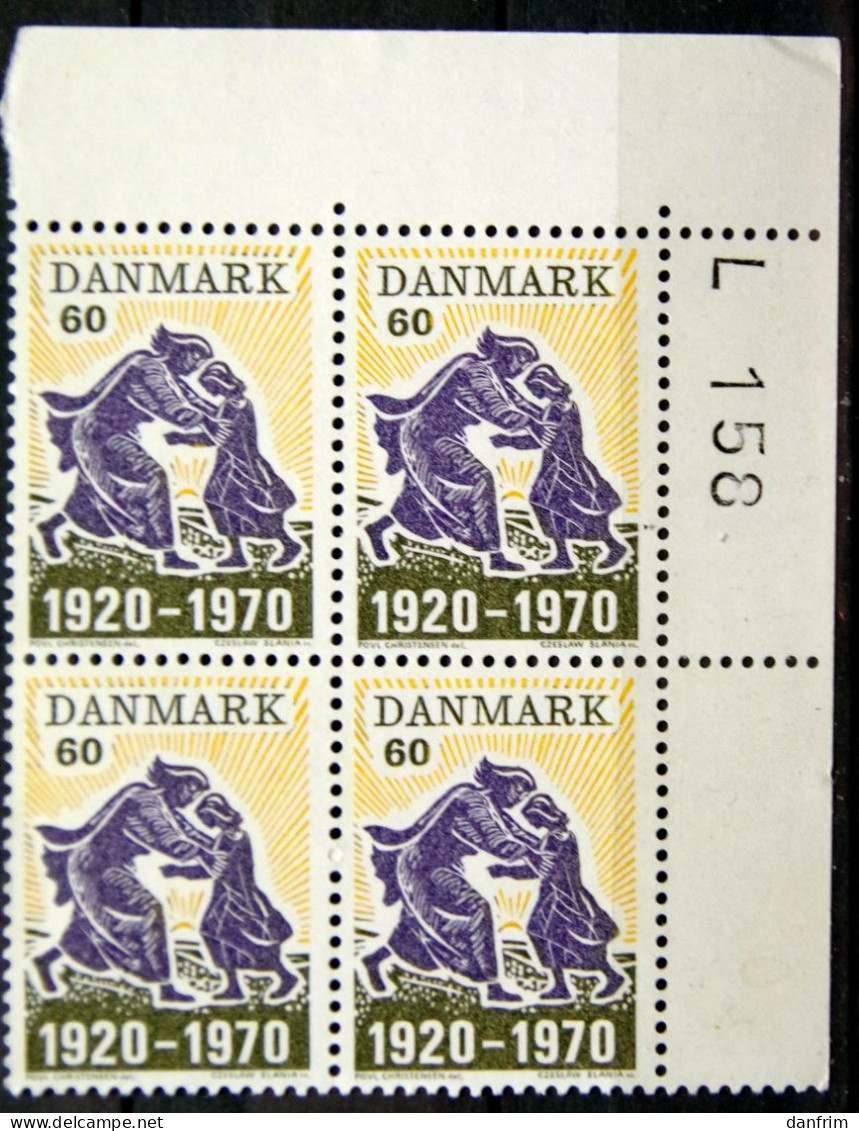 Denmark 1970    Minr.497  50th Anniversary Of The Unification Of North Schleswig With Denmar MNH  (**) ( Lot KS  332  ) - Ungebraucht