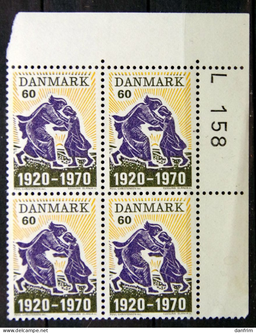 Denmark 1970    Minr.497  50th Anniversary Of The Unification Of North Schleswig With Denmar MNH  (**) ( Lot KS  349  ) - Nuevos