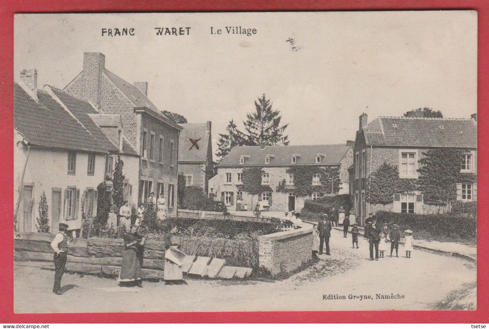 Franc-Waret - Le Village ... Belle Animation- 1912 ( Voir Verso ) - Fernelmont