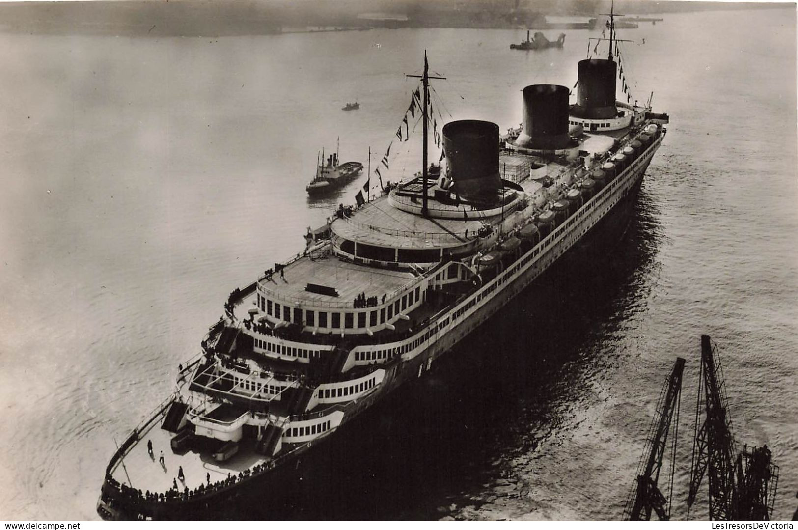 FRANCE - Le Havre - "Normandie" - Vue Plongeante - Les Plages Arrières - Carte Postale Ancienne - Harbour