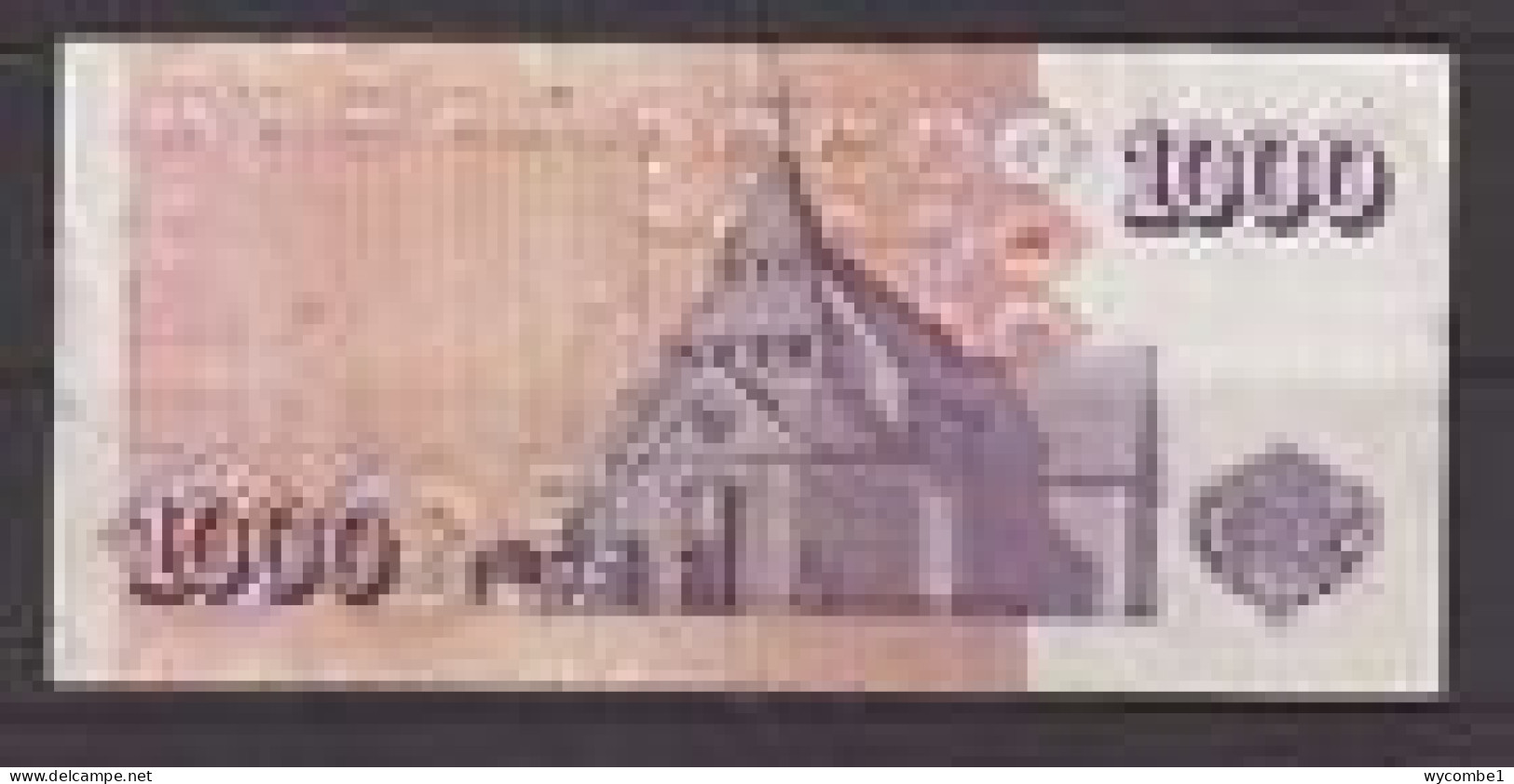 ICELAND - 2001 1000 Kronur Circulated Banknote - Island