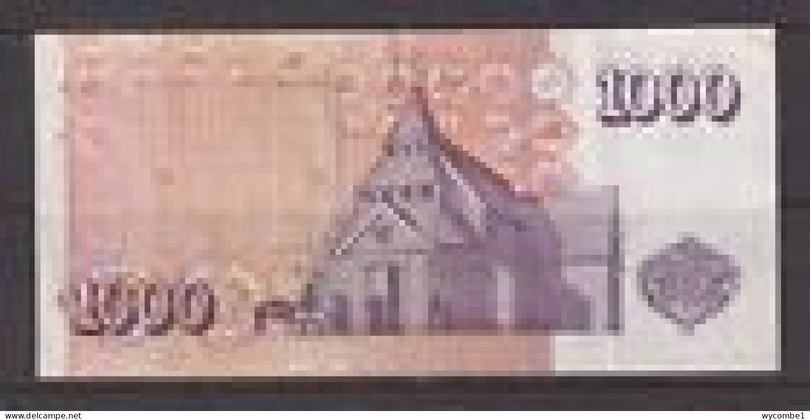 ICELAND - 2001 1000 Kronur Circulated Banknote - Islande