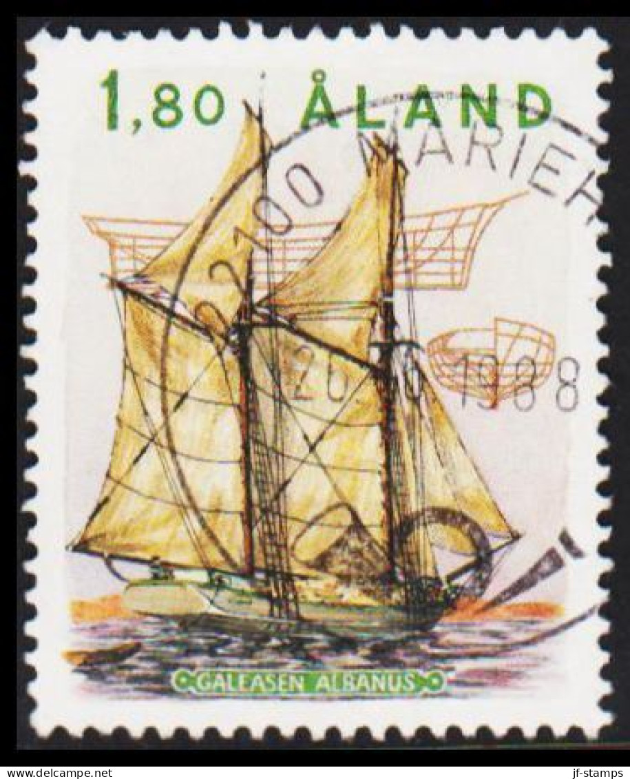 1988. ÅLAND. GALEASEN ALBANUS 1,80 M.  (Michel 28) - JF540380 - Aland