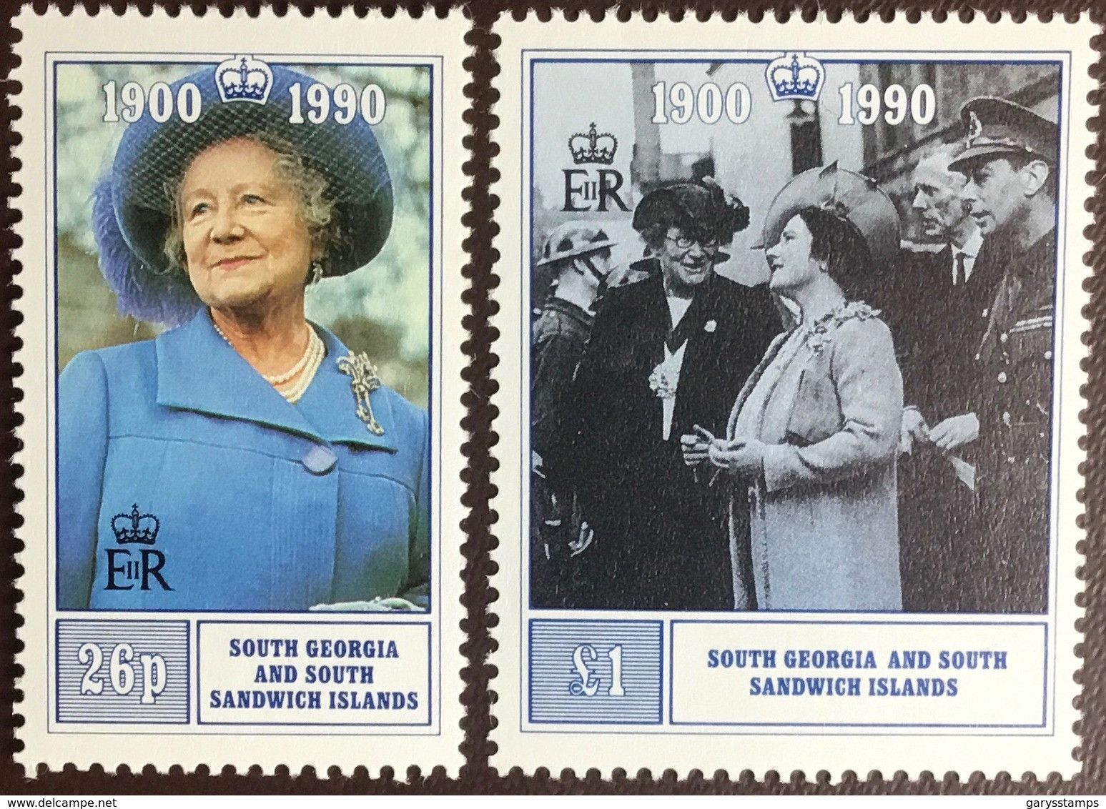 South Georgia 1990 Queen Mother MNH - Südgeorgien