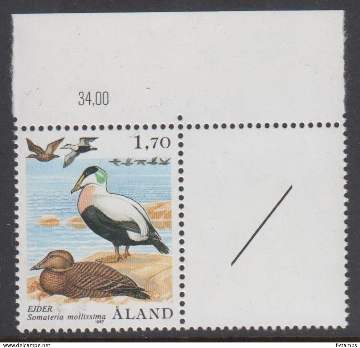 1987. ÅLAND. Ducks 1,70 M Never Hinged (Michel 20) - JF540391 - Aland