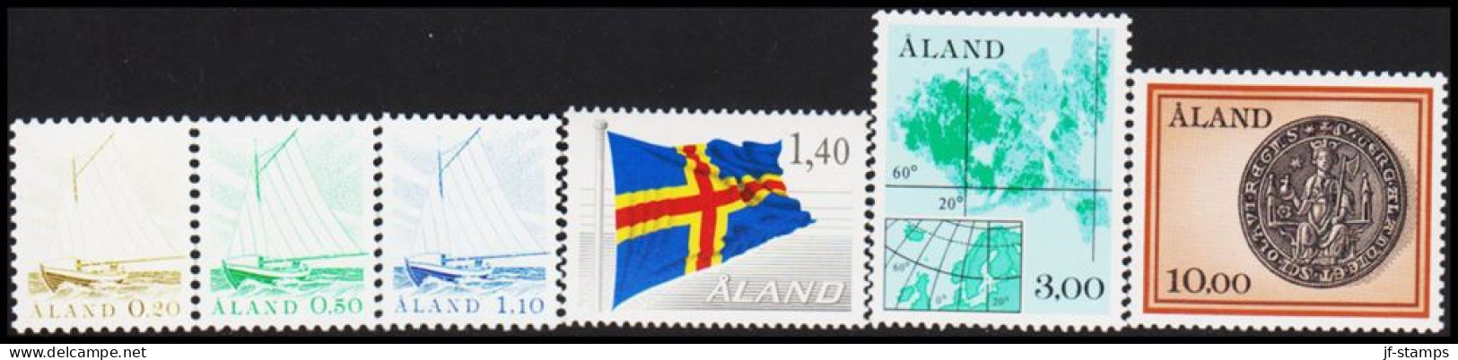 1984. ÅLAND. First Set Complete Never Hinged.  (Michel 1-6) - JF540412 - Aland