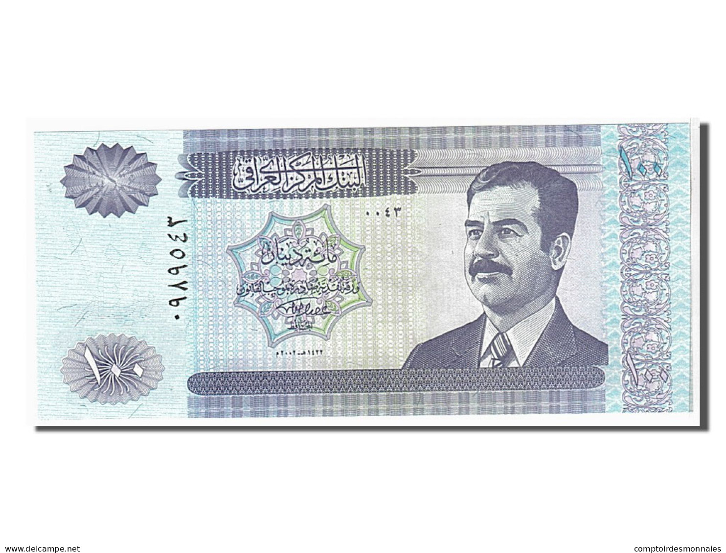 Billet, Iraq, 100 Dinars, 2002, NEUF - Irak