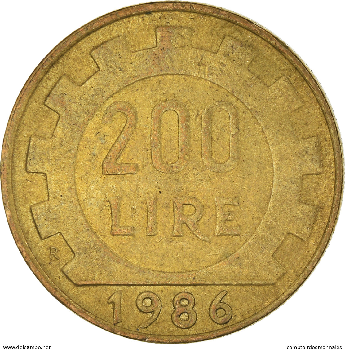 Monnaie, Italie, 200 Lire, 1986 - 200 Lire