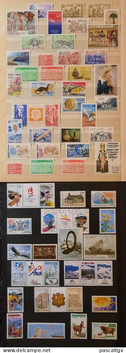 ANDORRE ** Belle collection sur feuilles - 1931 et 2010** (qqs */Obl) - Bonne cote -