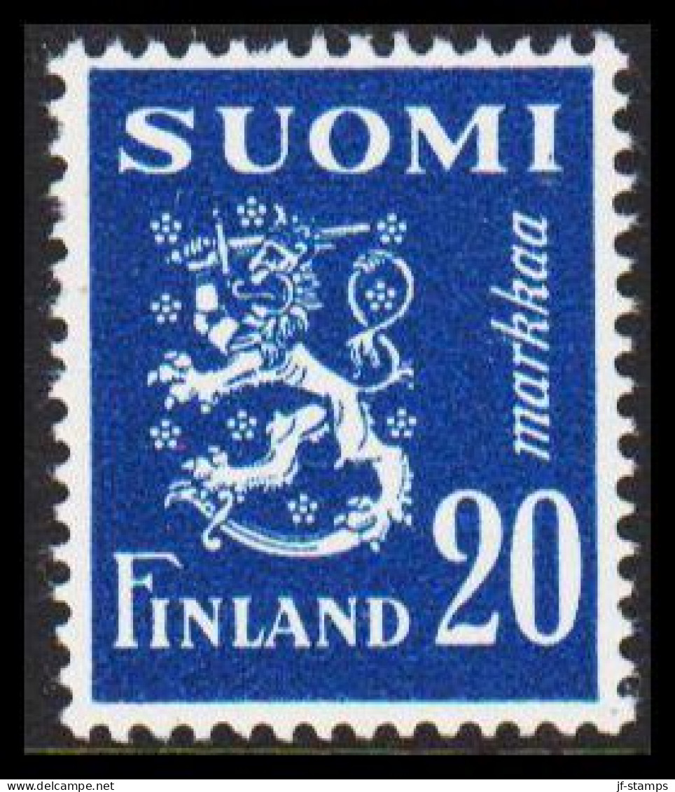 1950. FINLAND. Liontype 20 Markkaa Never Hinged.   (Michel 383) - JF540496 - Ongebruikt