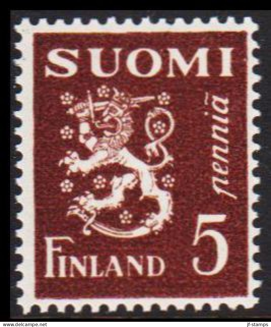 1930. FINLAND. Lion Type 5 Pennia Never Hinged.  (Michel 143) - JF540508 - Neufs
