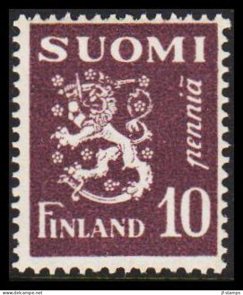 1930. FINLAND. Lion Type 10 Pennia Never Hinged.  (Michel 144) - JF540510 - Neufs