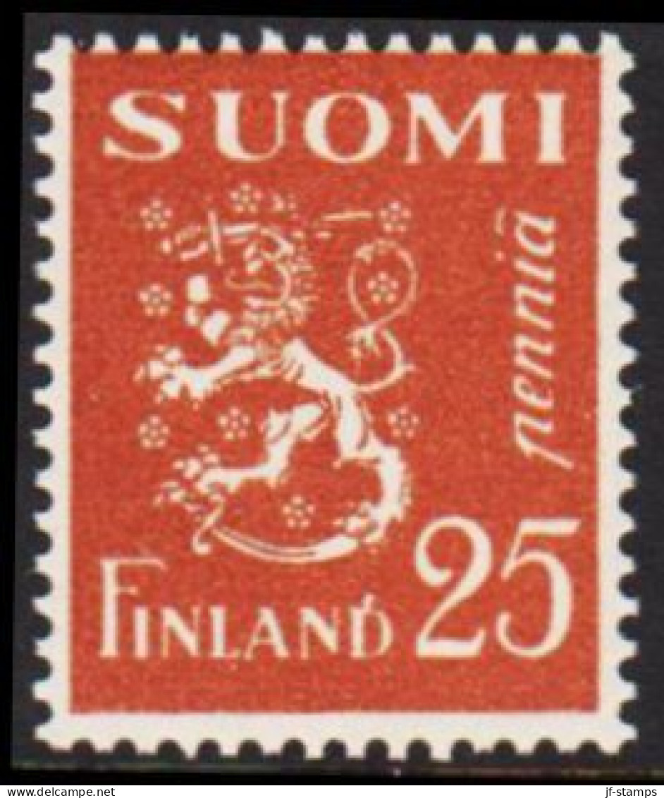 1930. FINLAND. Lion Type 25 Pennia Never Hinged.  (Michel 146) - JF540512 - Neufs