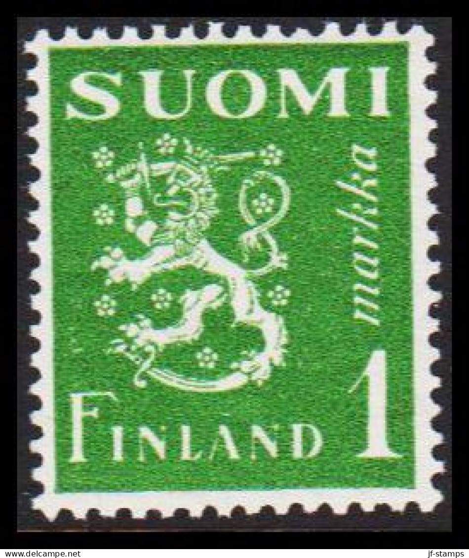 1942. FINLAND. Lion Type 1 Markkaa Never Hinged.  (Michel 262) - JF540517 - Neufs