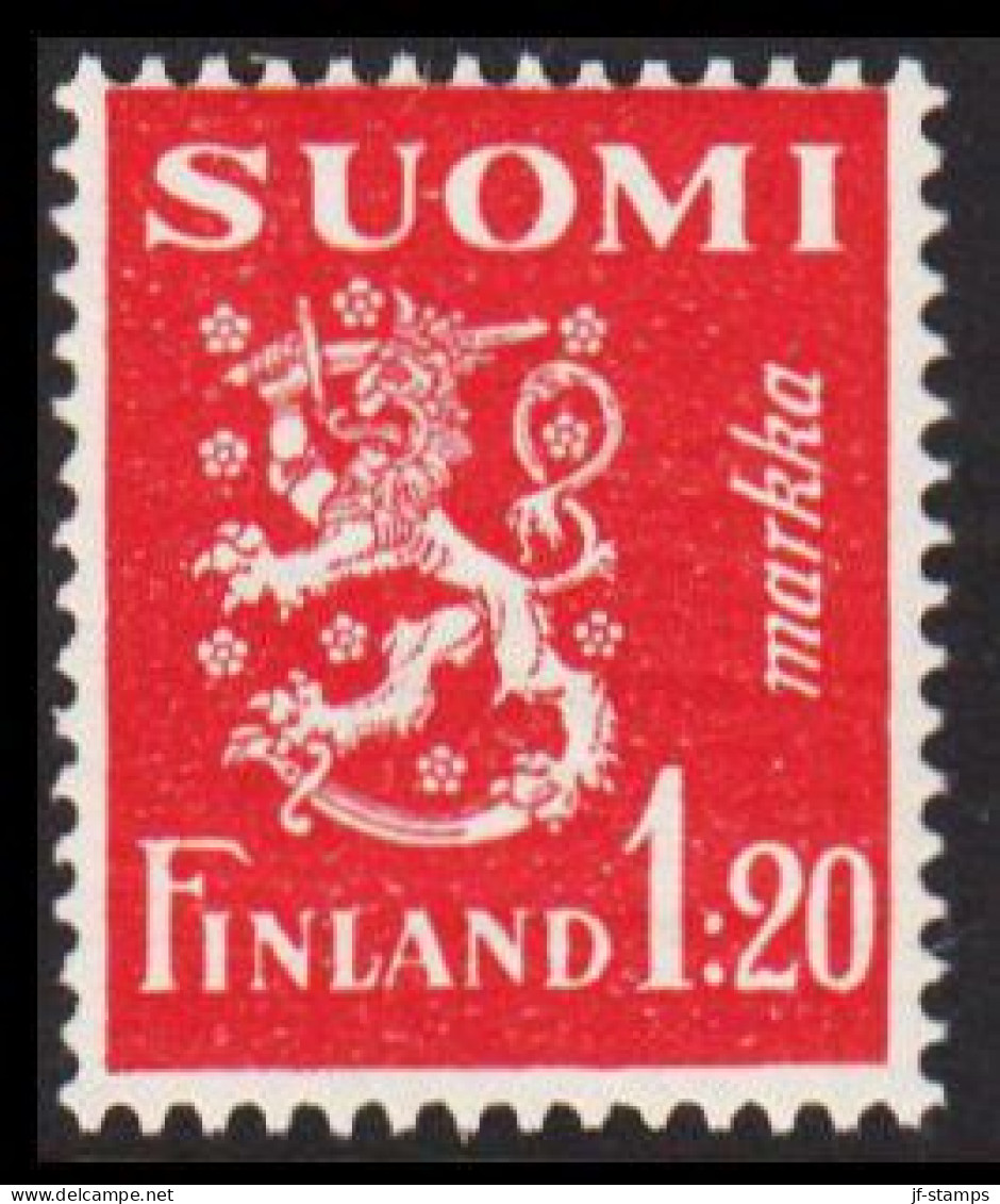 1930. FINLAND. Lion Type 1:20 Markkaa Never Hinged.  (Michel 151) - JF540519 - Unused Stamps