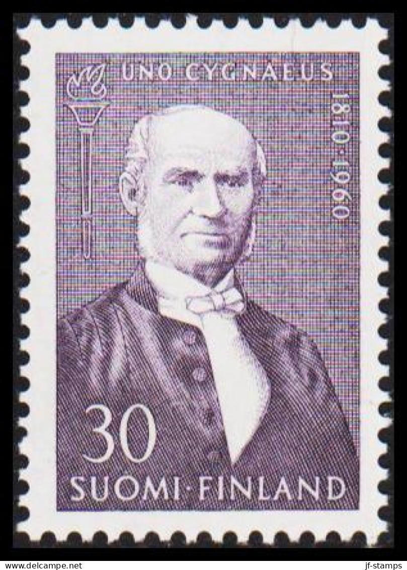 1960. FINLAND. UNO CYGNAEUS 30 M, NEVER HINGED. (Michel 527) - JF540552 - Neufs