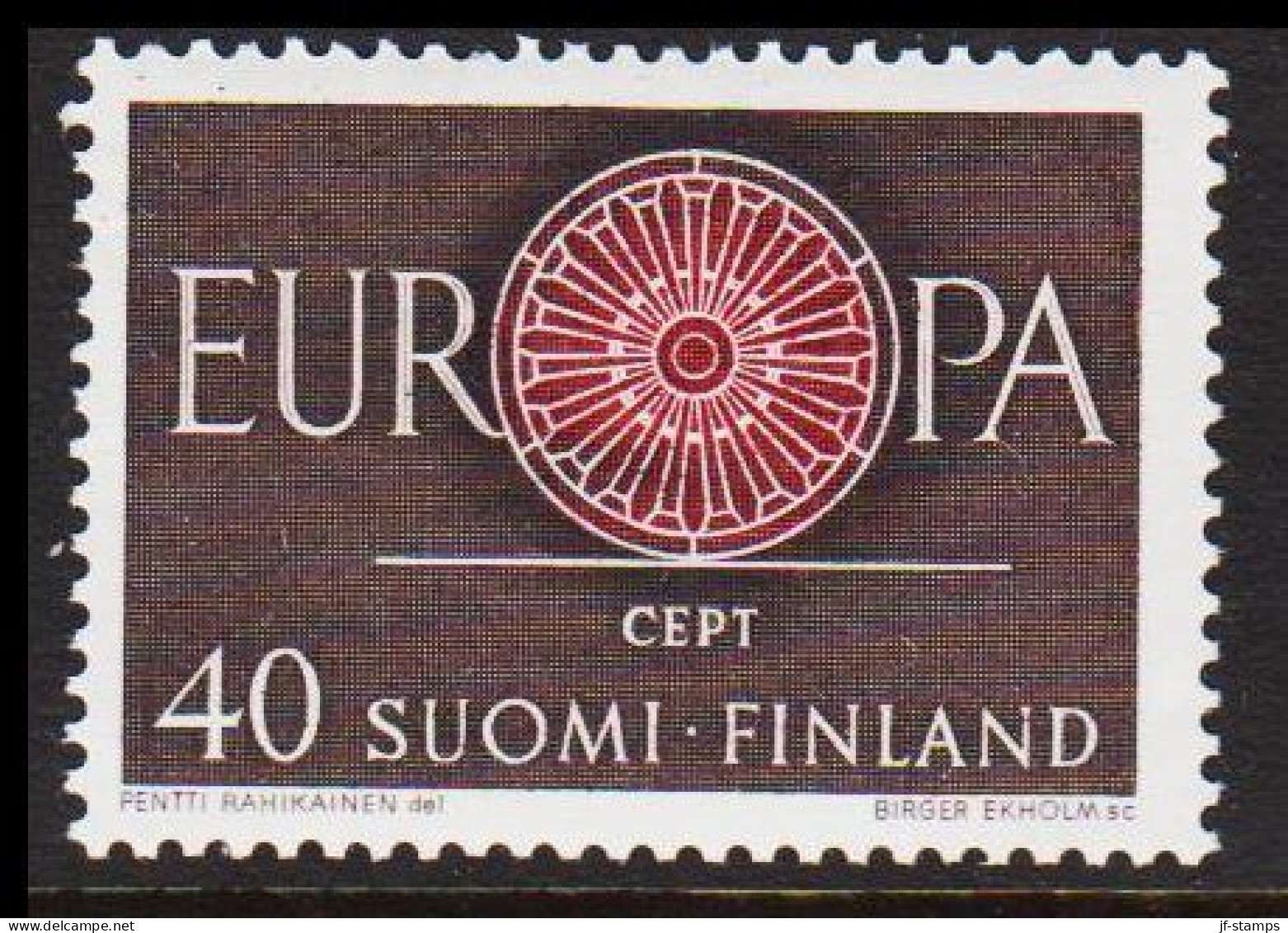 1960. FINLAND. EUROPA - CEPT 40 M, NEVER HINGED. (Michel 526) - JF540569 - Neufs