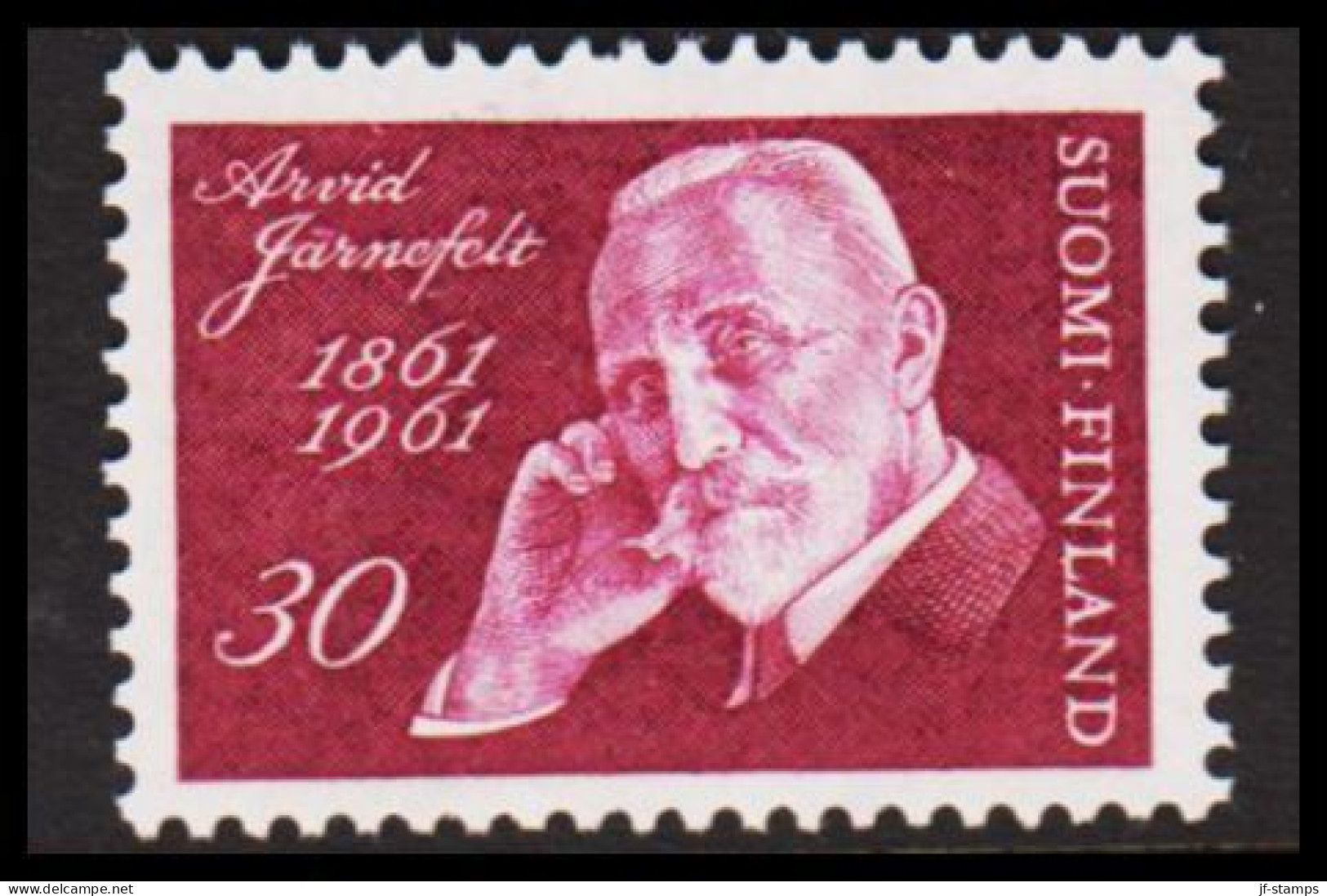 1961. FINLAND. ARVID JÄRNEFELT 30 M, NEVER HINGED. (Michel 541) - JF540583 - Unused Stamps