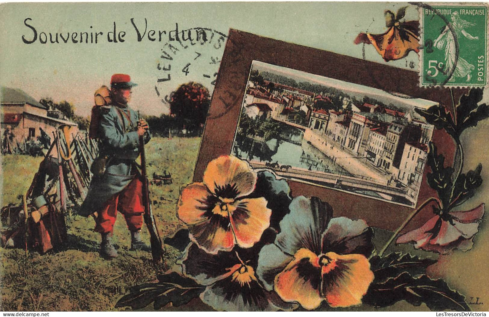 FRANCE - Verdun - Souvenir De Verdun - Colorisé - Carte Postale Ancienne - Verdun