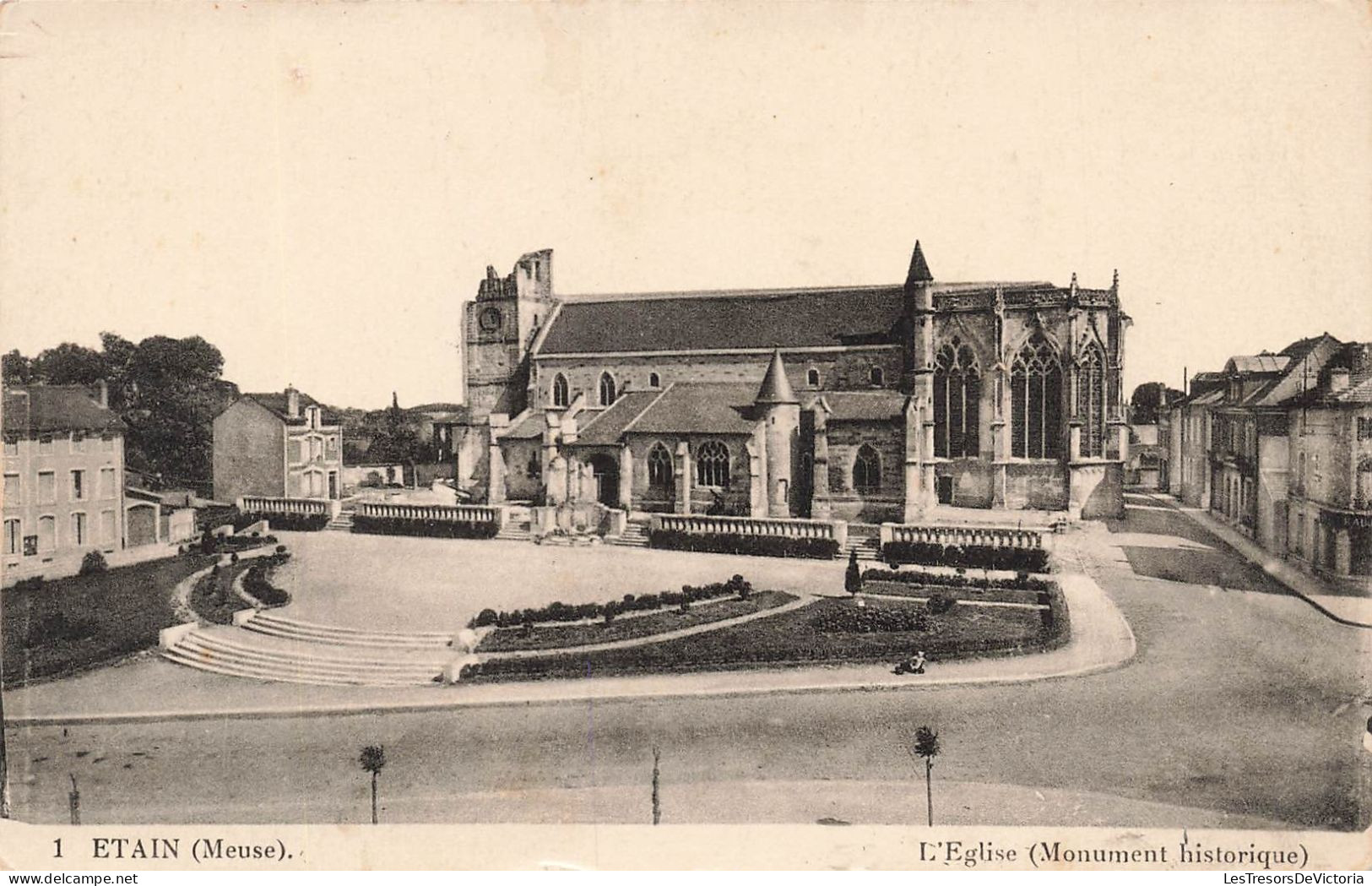 FRANCE - Etain - Vue Générale De L'église - Monument Historique - Carte Postale Ancienne - Etain