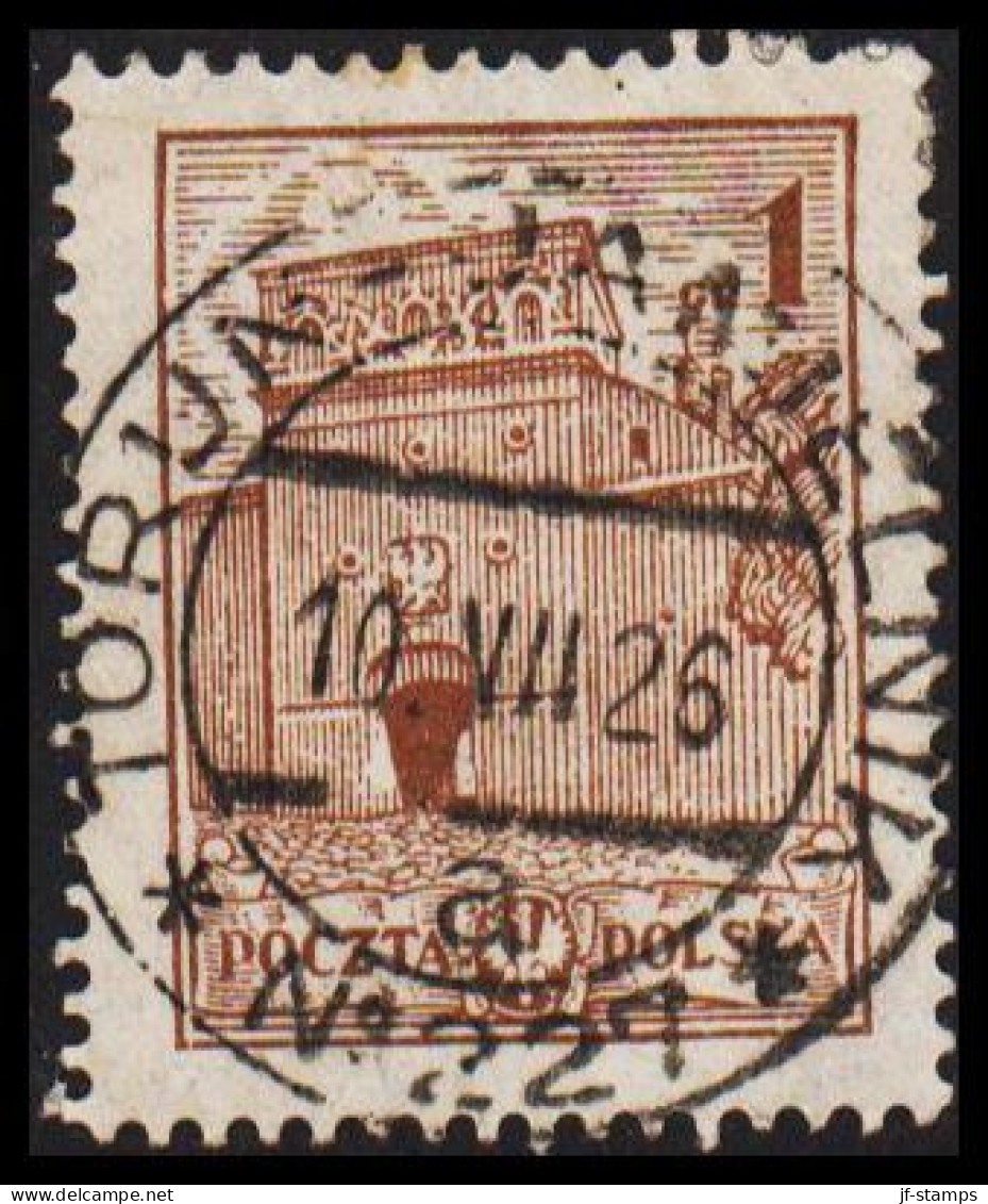 1926. POLSKA. Ostra Brama 1 GR LUXUS Cancelled TORUN - JAMIELNIK No 227 10. VII. 26.  (Michel 233) - JF540658 - Unused Stamps