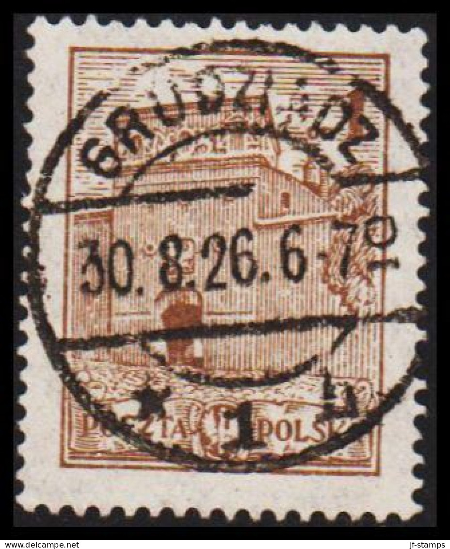 1926. POLSKA. Ostra Brama 1 GR LUXUS Cancelled GRUDZIADZ 30. 8. 26.  (Michel 233) - JF540659 - Ungebraucht