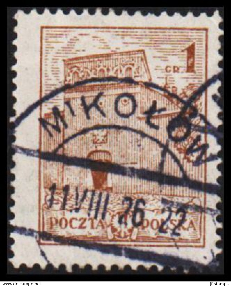 1926. POLSKA. Ostra Brama 1 GR Fine Cancelled MIKOLOW 11 . VIII. 26.  (Michel 233) - JF540660 - Nuevos