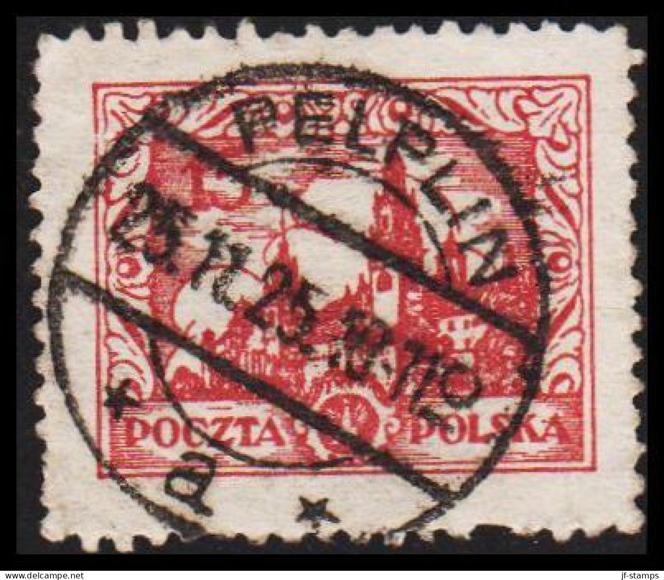 1925. POLSKA. Wawel-castle, Krakau 15 GR Fine Cancelled PELPLIN 25. 11. 25.  (Michel 238) - JF540661 - Neufs