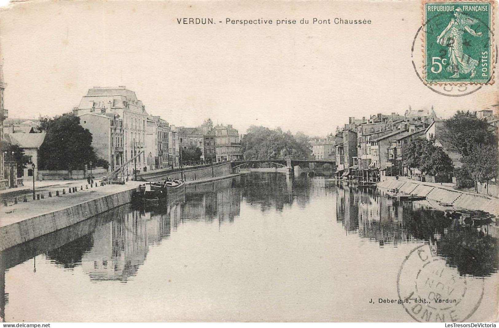 FRANCE - Verdun - Perspective Prise Du Pont Chassée - Carte Postale Ancienne - Verdun