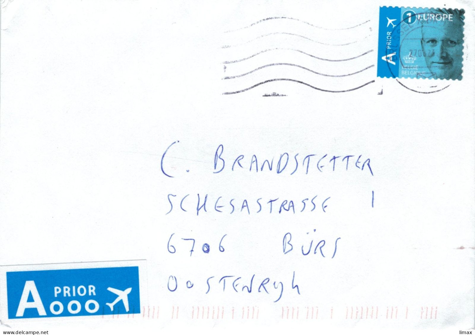 Brussel 2023 König Maschinenstempel - Storia Postale