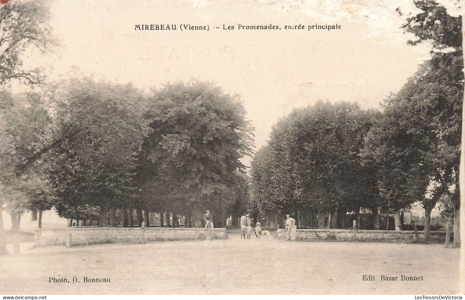 FRANCE - Mirebeau - Les Promenades Entrée Principale - Carte Postale Ancienne - Mirebeau